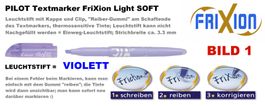 Pilot Leuchtstift Marker *** Frixion LIGHT SOFT *** VIOLETT