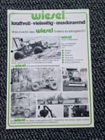 Original Prospekt Schilter Wiesel Traktor