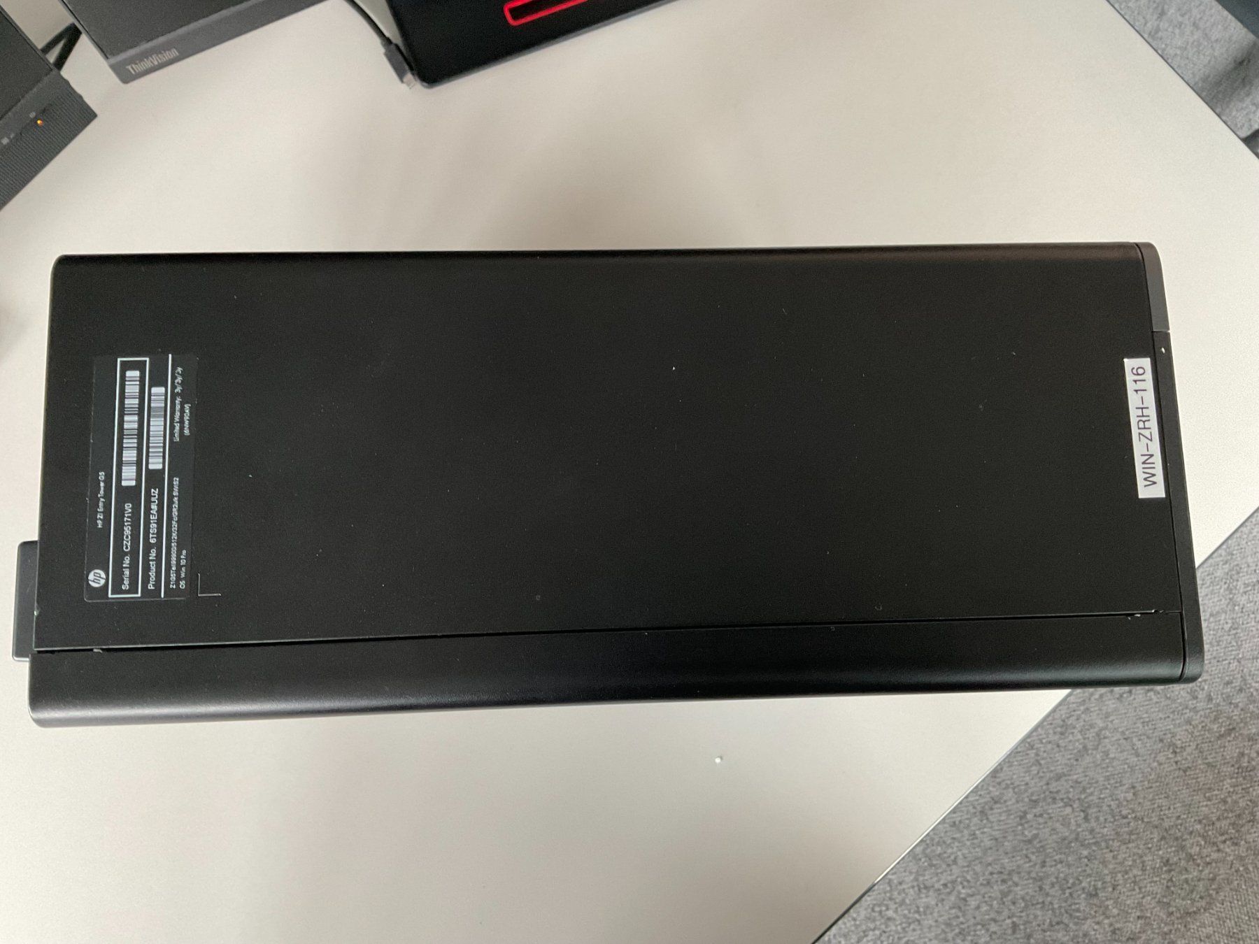 PC: HP Z1 Entry Tower G5 CPU: i9 9900 – Usato da Zürich venduto da Frontdesk 3
