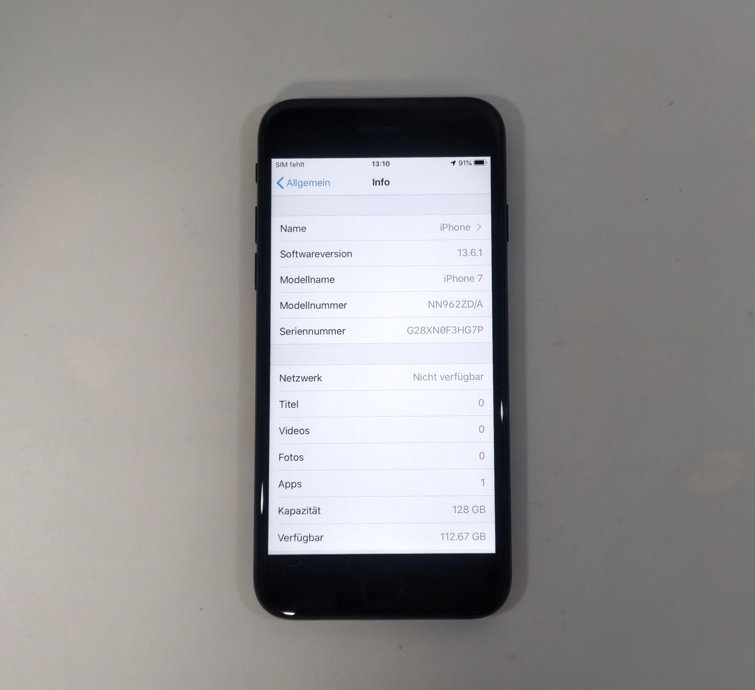 Apple Portables: iPhone 7 128GB Akku 95% – D'occasion à Ehrendingen par Rocky985 1