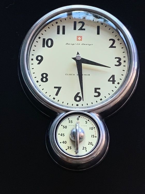 Bengt Ek wall clock, timer, aluminium