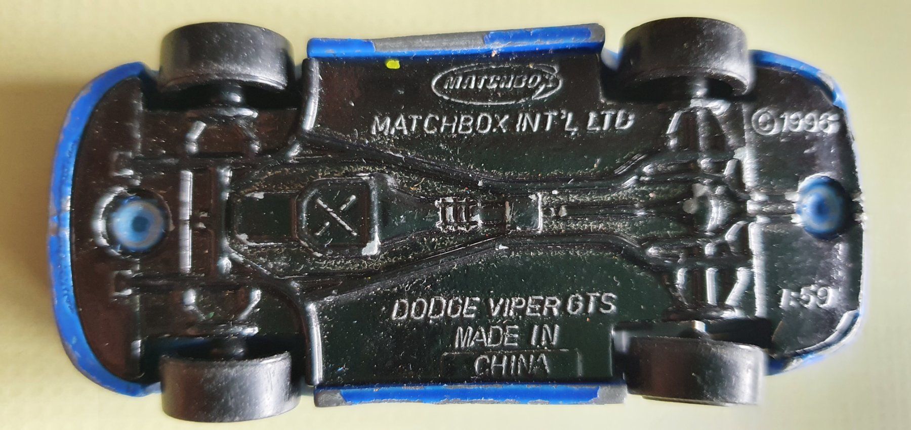 Dodge Modellini d'auto: Modellauto Dodge Viper GTS '96, Matchbox 1:59 – Usato da Rothenburg venduto da Bleonhard 1