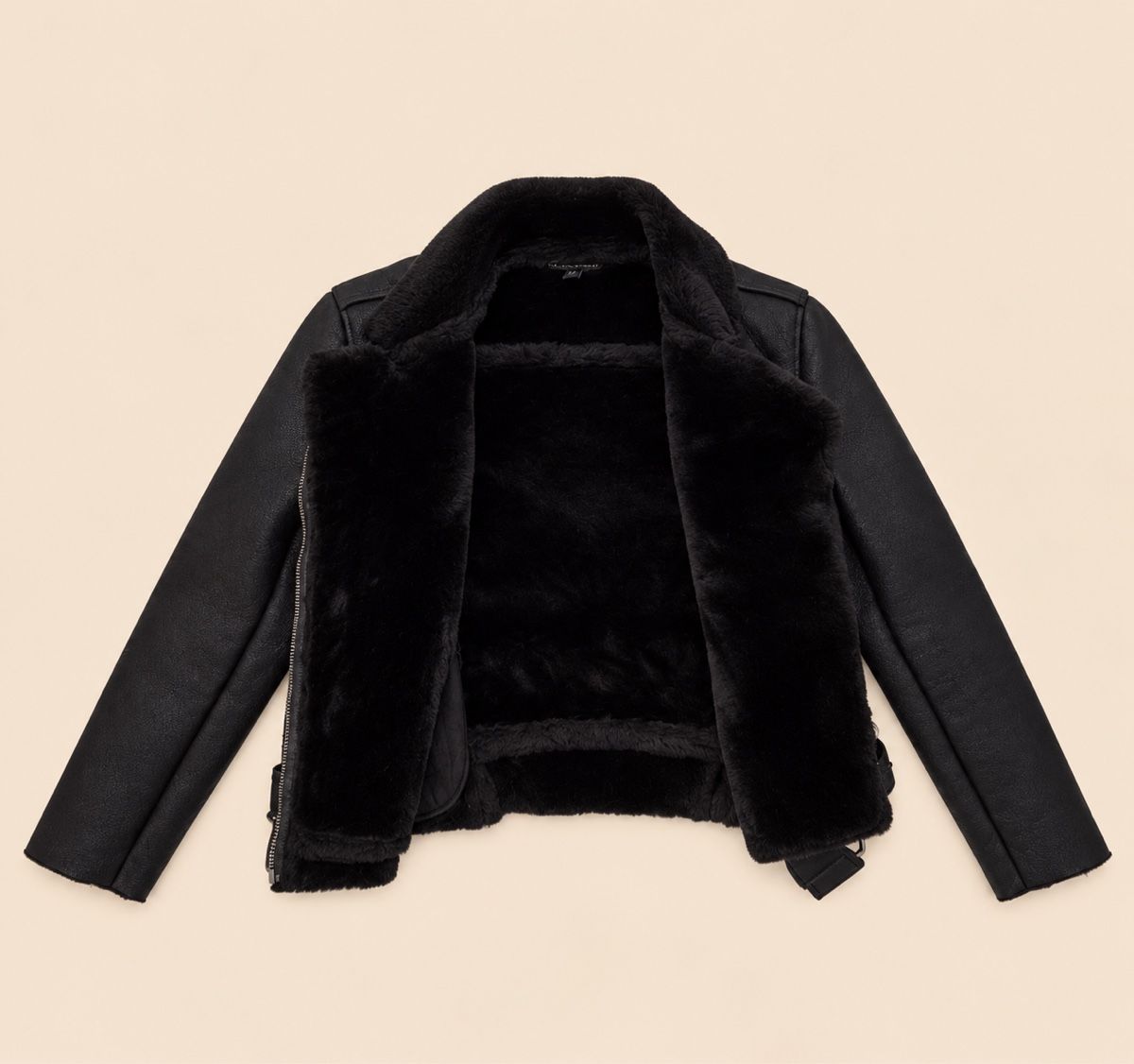 Giacche: VESTE BIKER NOIRE DOUBLÉE – Nuovo (secondo la descrizione) da Lausanne venduto da KeNaChic 2