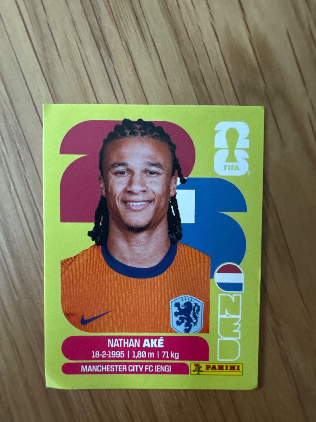 Panini Cartes à collectionner: Nathan Ake Panini Sticker 2026 – Neuf (Voir description) à Turbenthal par Meraki