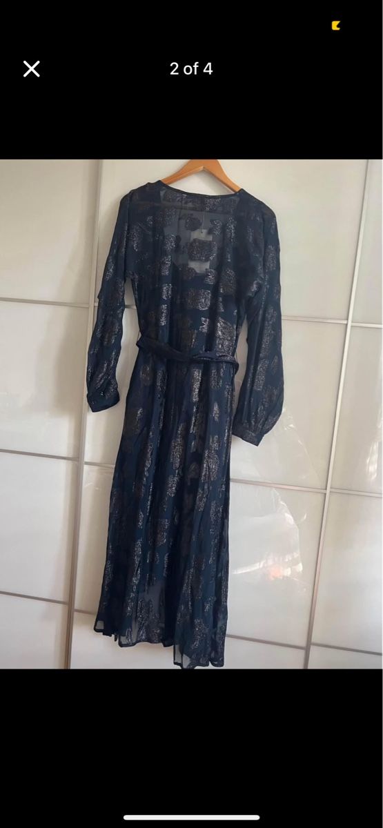 Vestiti: Stylish Wrap Dress - Black/Silver, Size Medium, New! – Nuovo e nell'imballaggio originale da Zürich venduto da tra_wl8x 2