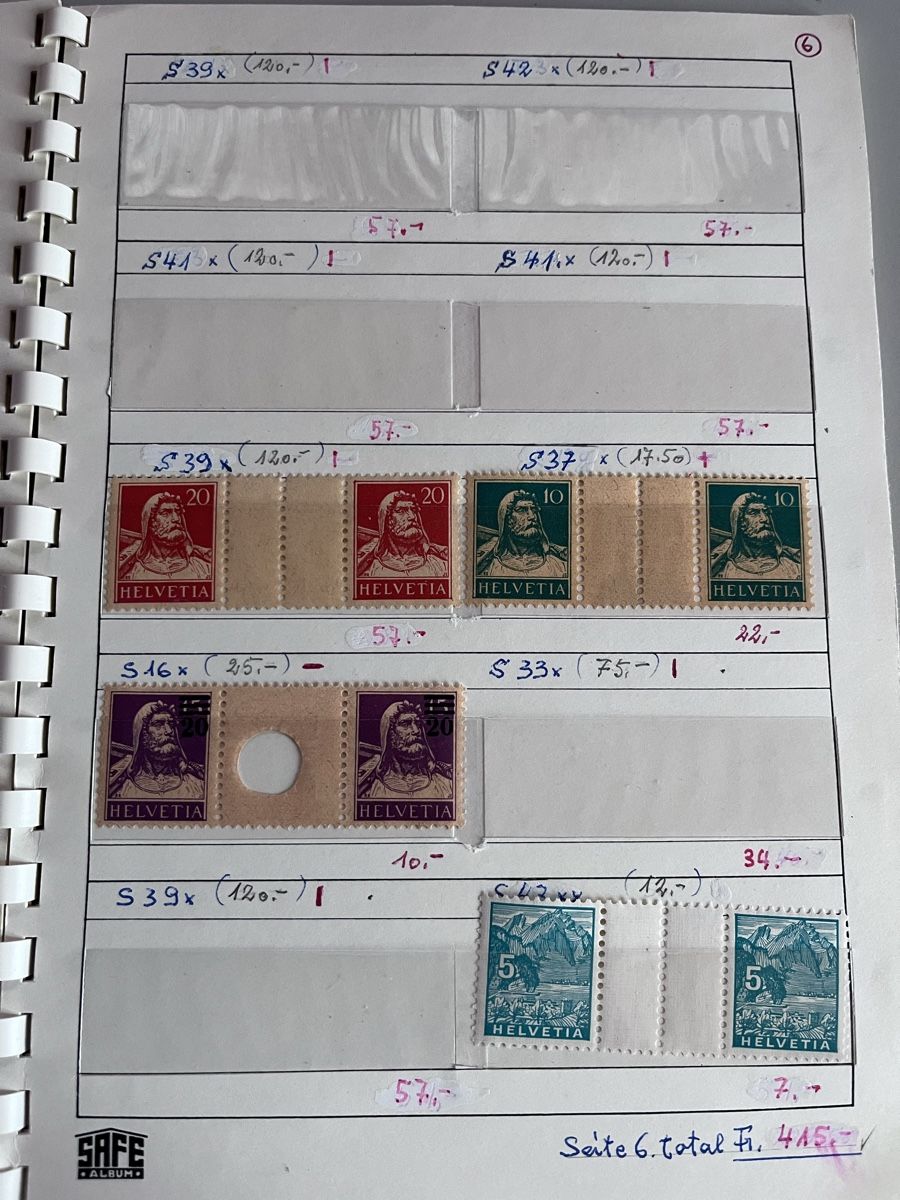 Tutti i francobolli: Briefmarken Auswahlheft Schweiz – Usato da Römerswil LU venduto da manuscha_ 2