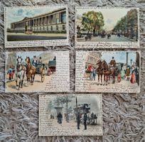 AK Paris, Kutschen, Pferde, Stadt, Boulvards, Le Louvre, ua.
