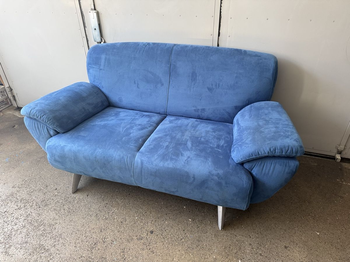 Divani: Blaues 2er Sofa - Stoffbezug - Breite 170cm – Usato da Pfungen venduto da 3LGK158