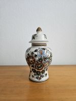 VINTAGE Delfts Polychroom Vase mit Deckel | Holland