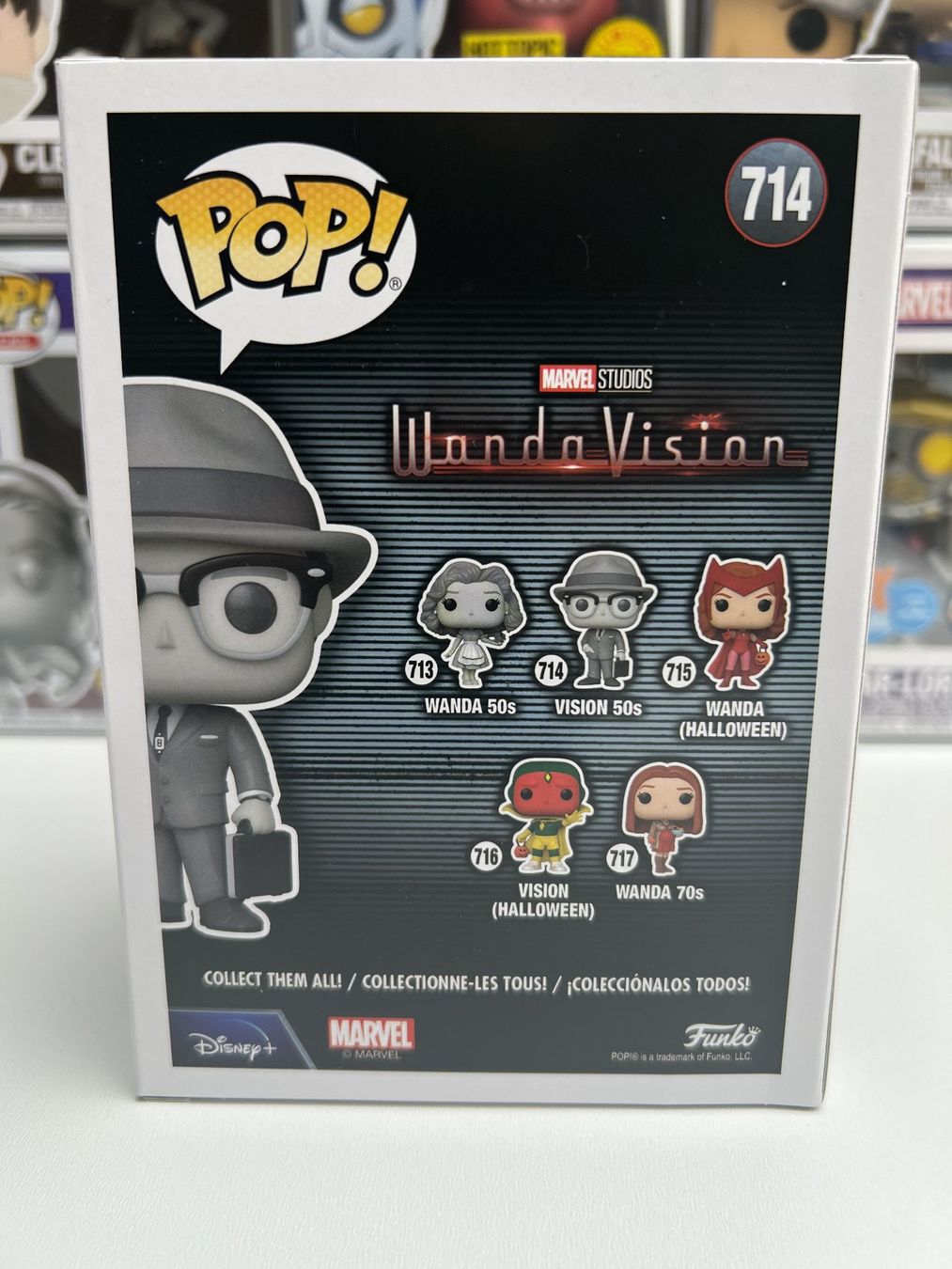 Funko Statuette: Funko POP! Marvel WandaVision 50s Vision – Nuovo e nell'imballaggio originale da Le Mouret venduto da perfectbijou 2