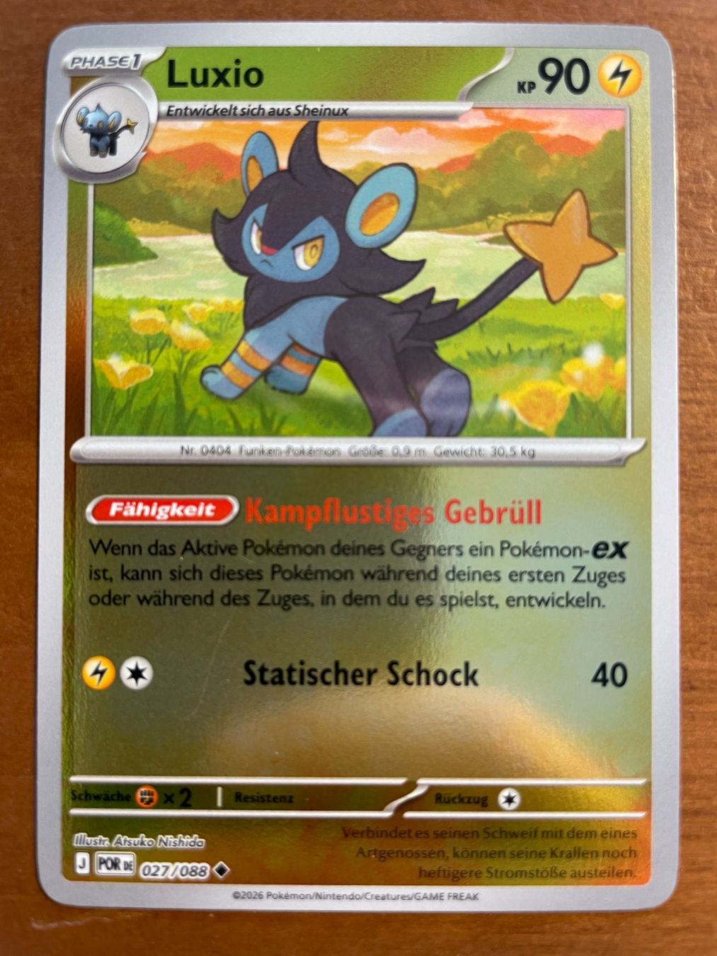 Pokémon Carte collezionabili: Pokemon Luxio Reverse (Versand gratis) – Nuovo (secondo la descrizione) da Chur venduto da Angerson