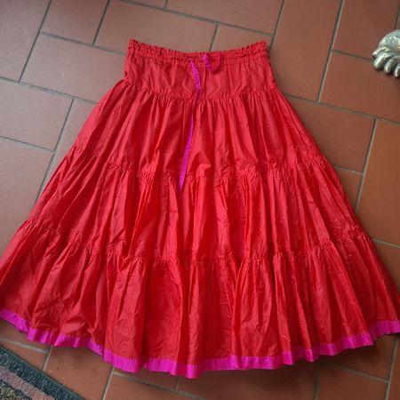 Oilly Sommerrock Gr.38 Rot-Pink Sommerrock-Look!