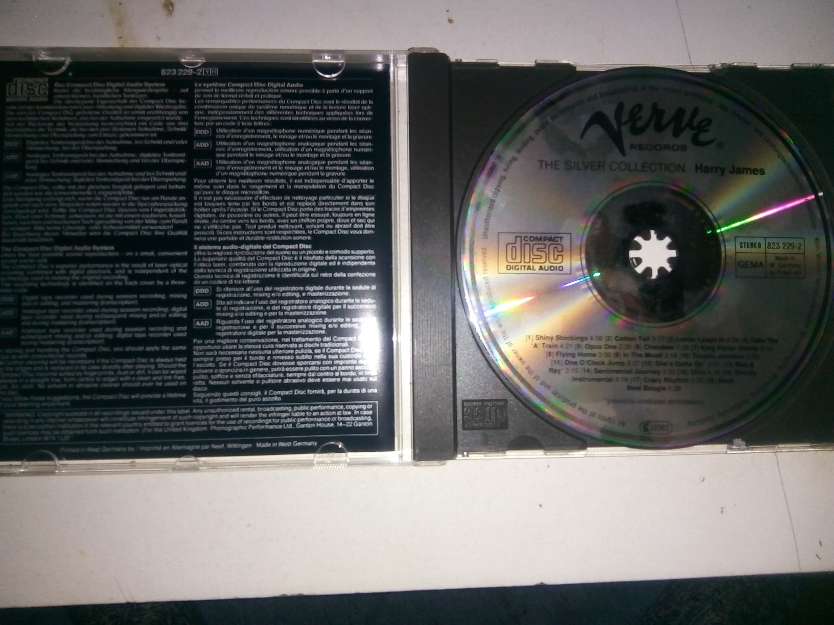 CD: Harry James and His Orchestra - The Silver Collection    CD – Usato da St. Gallen venduto da elk2024 1
