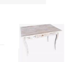Table de style Louis XV cérusée