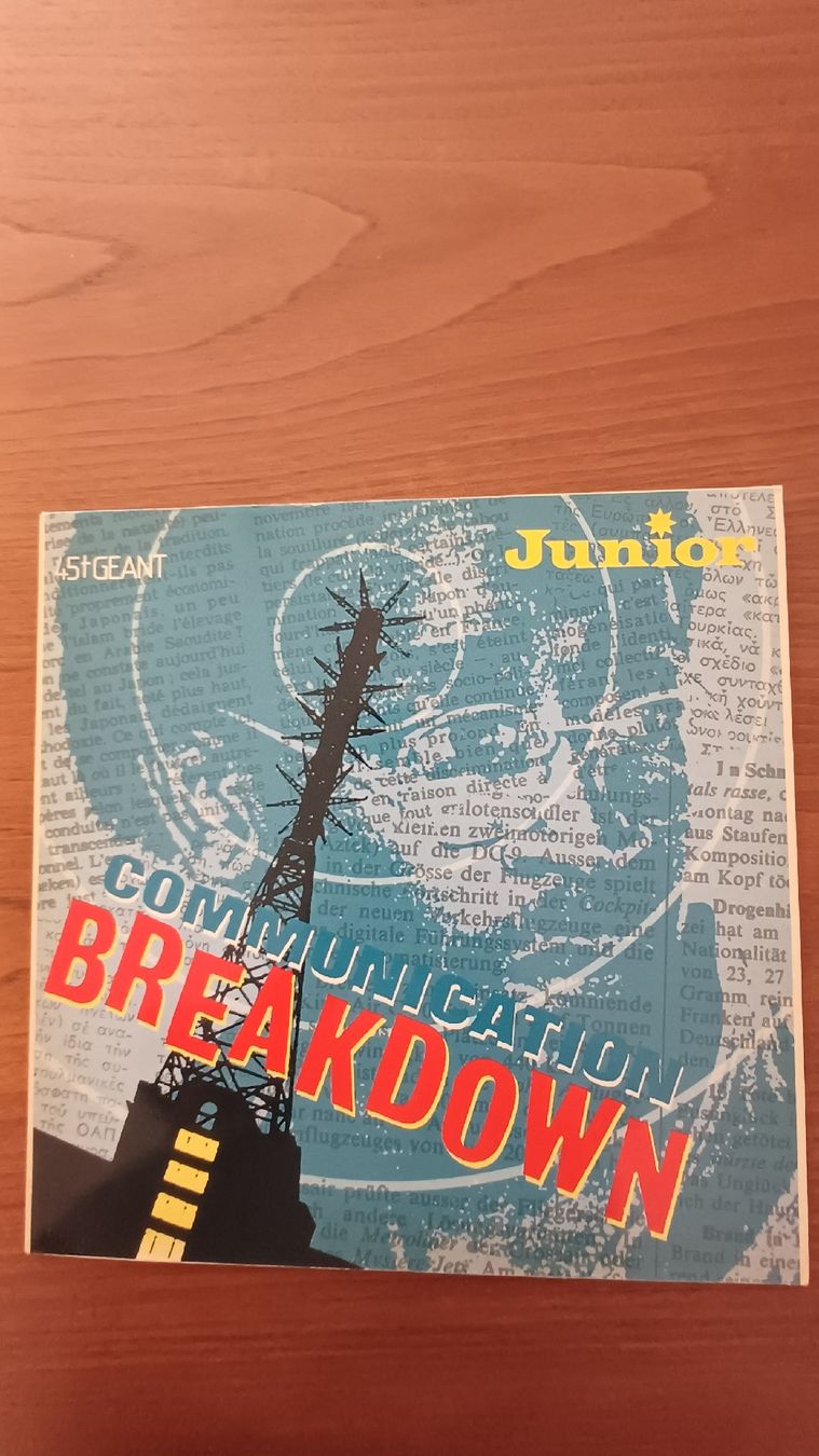 Dischi in vinile: Communication breakdown de Junior – Usato da Genève venduto da njia