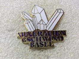 Ansteckpin 162: Mineralien Gschwind Basel