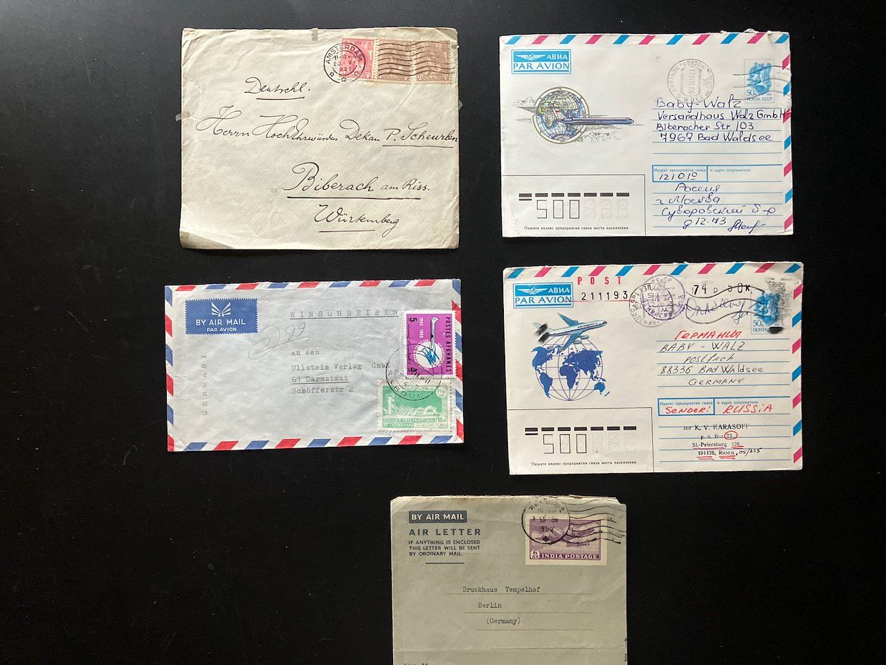 Tutti i francobolli: Luftpostbriefe Europa und Welt 1922-91 – Usato da Nesslau venduto da zueri6 2