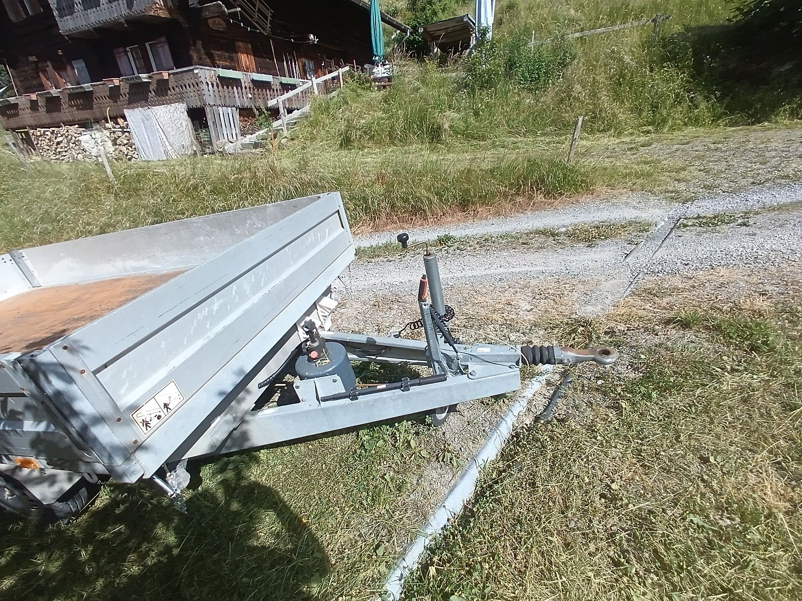 Humbaur Rimorchi: remorque basculante 3 côtés – Usato da monthey venduto da nicat90 5