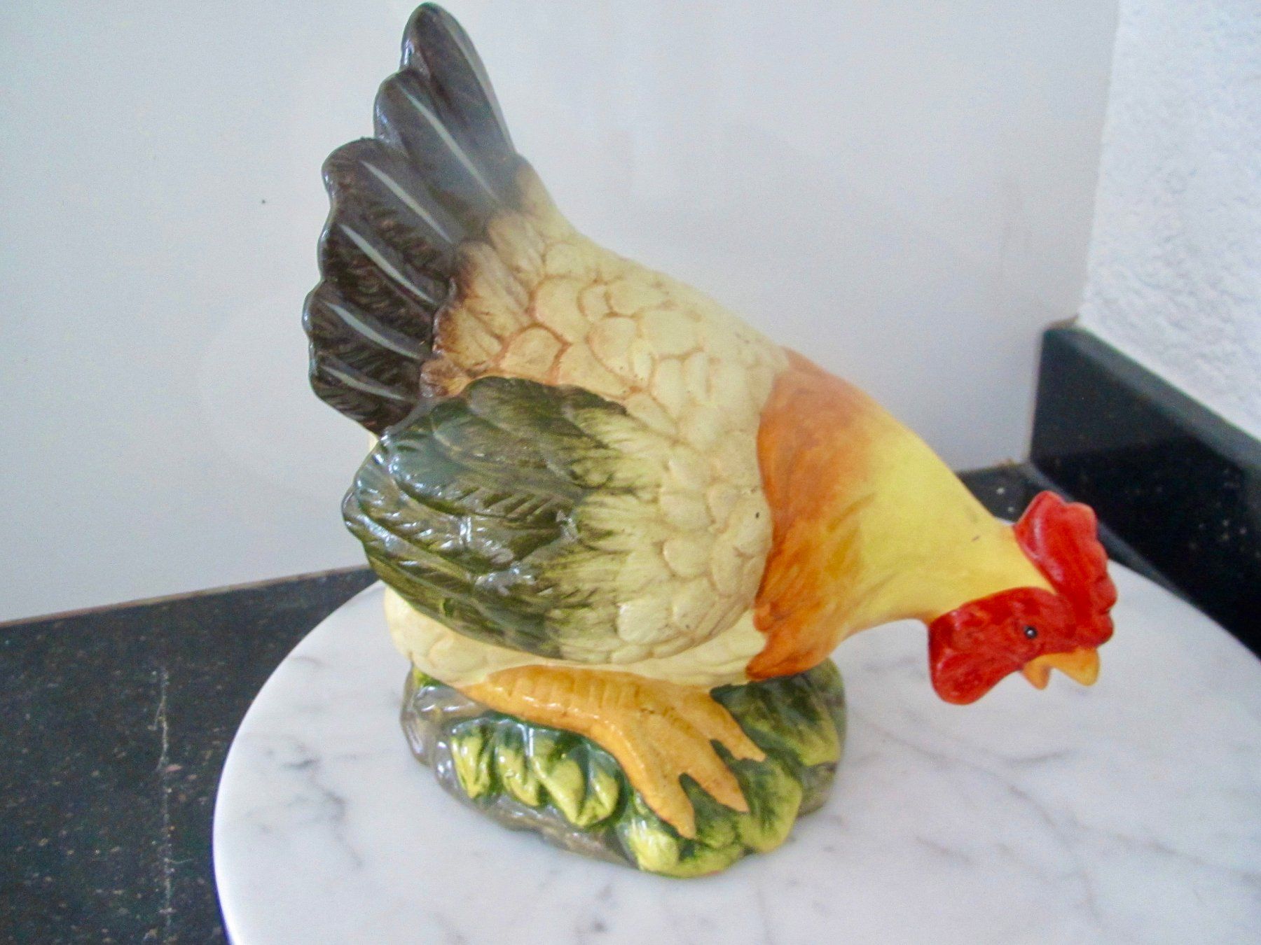 Figuren: COCK CERAMIQUE QUI PICORE – Gebraucht aus Murten von Selliot