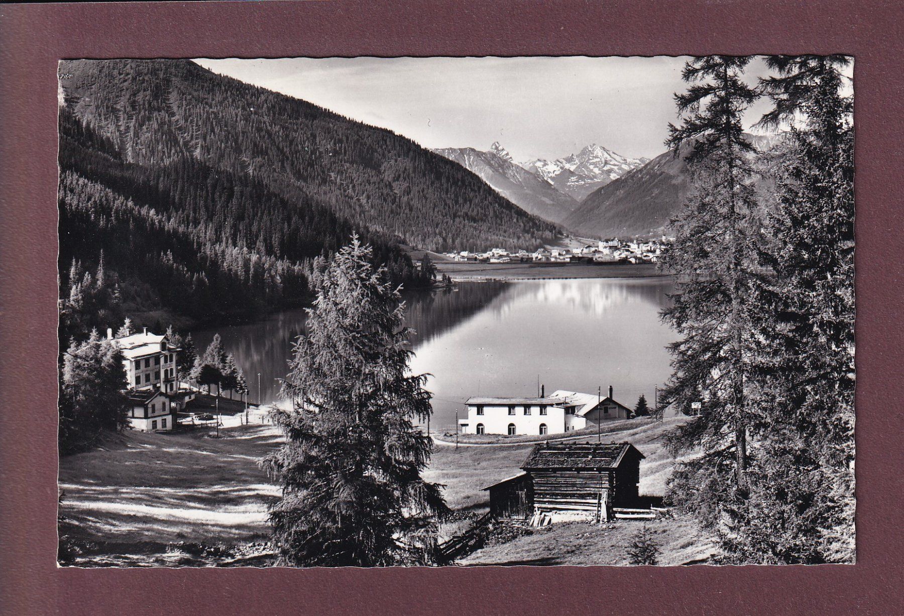 Ansichtskarten: DAVOS - Davosersee – Gebraucht aus Pully von nicecards