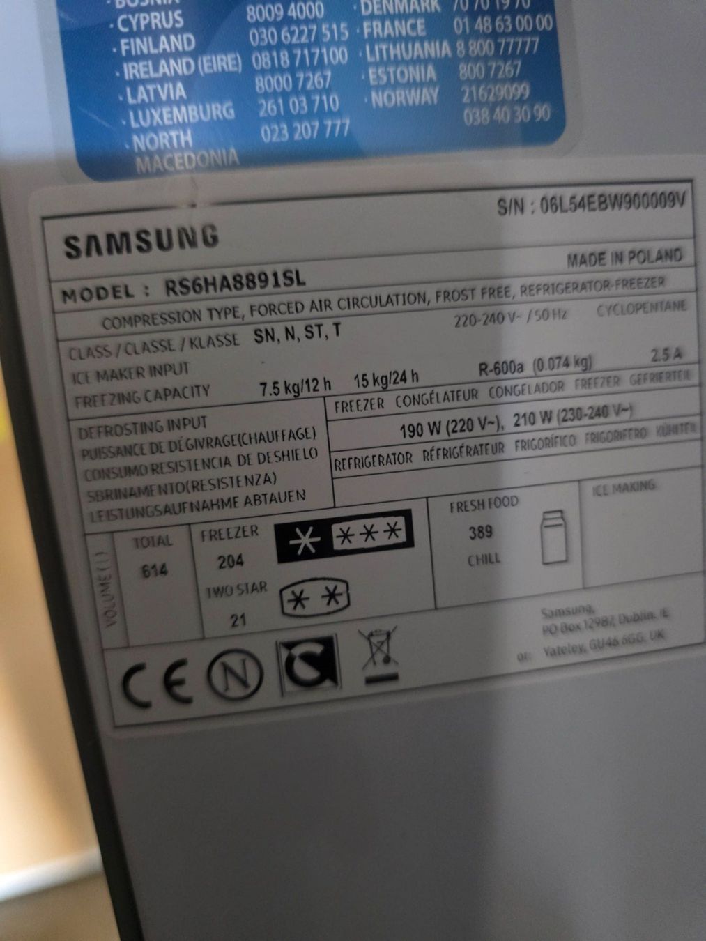 Frigoriferi: Foodcenter Samsung – Usato da Flawil venduto da Cd53 4