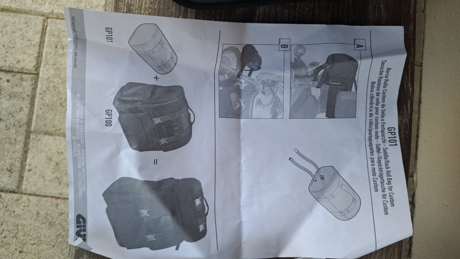 Givi Borse: Satteltasche/Rucksack 45l Givi GP100 – Usato da Ettenhausen TG venduto da rolisshop 8