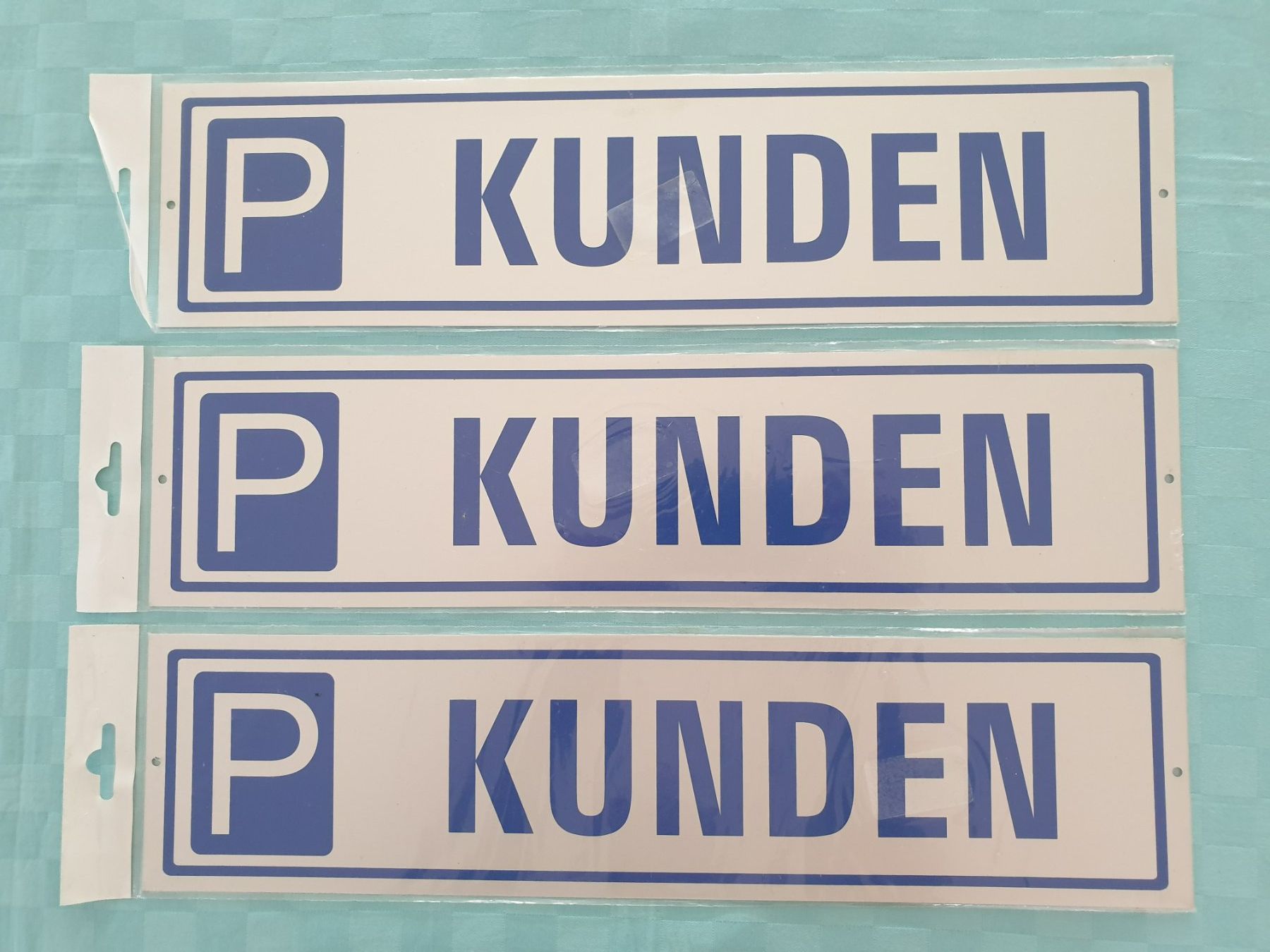 Ecriteaux: Schilder P KUNDEN – Neuf (Voir description) à Mörschwil par spirspi
