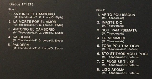 Dischi in vinile: Theodorakis dirige Theodorakis (2 LP's) – Usato da Grüningen venduto da azulvinyl 3