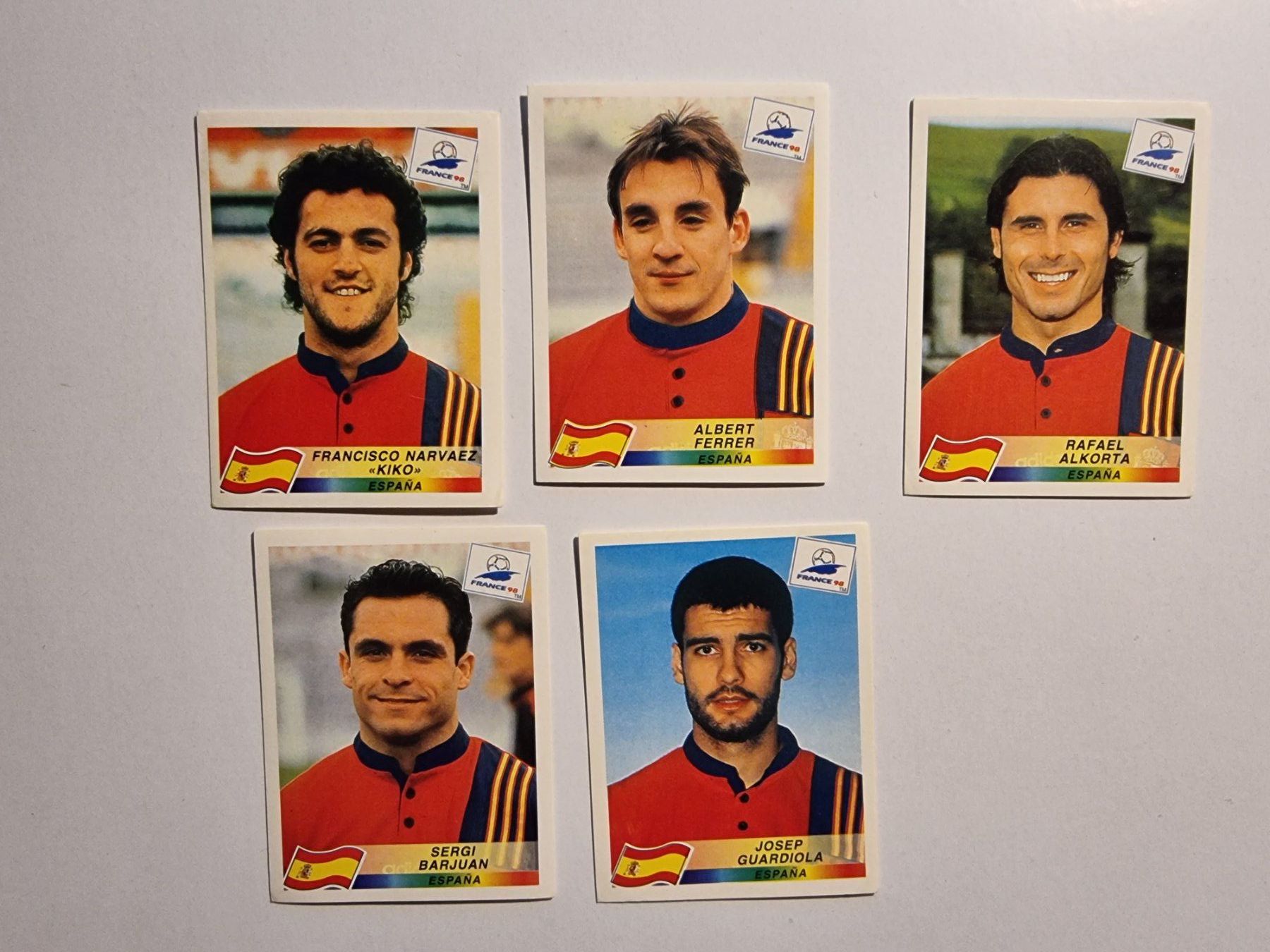 Panini Sammelbilder & Trading cards: panini wm 1998 seltene spanier – Neu (gemäss Beschreibung) aus Oberglatt ZH von paninistickersworld
