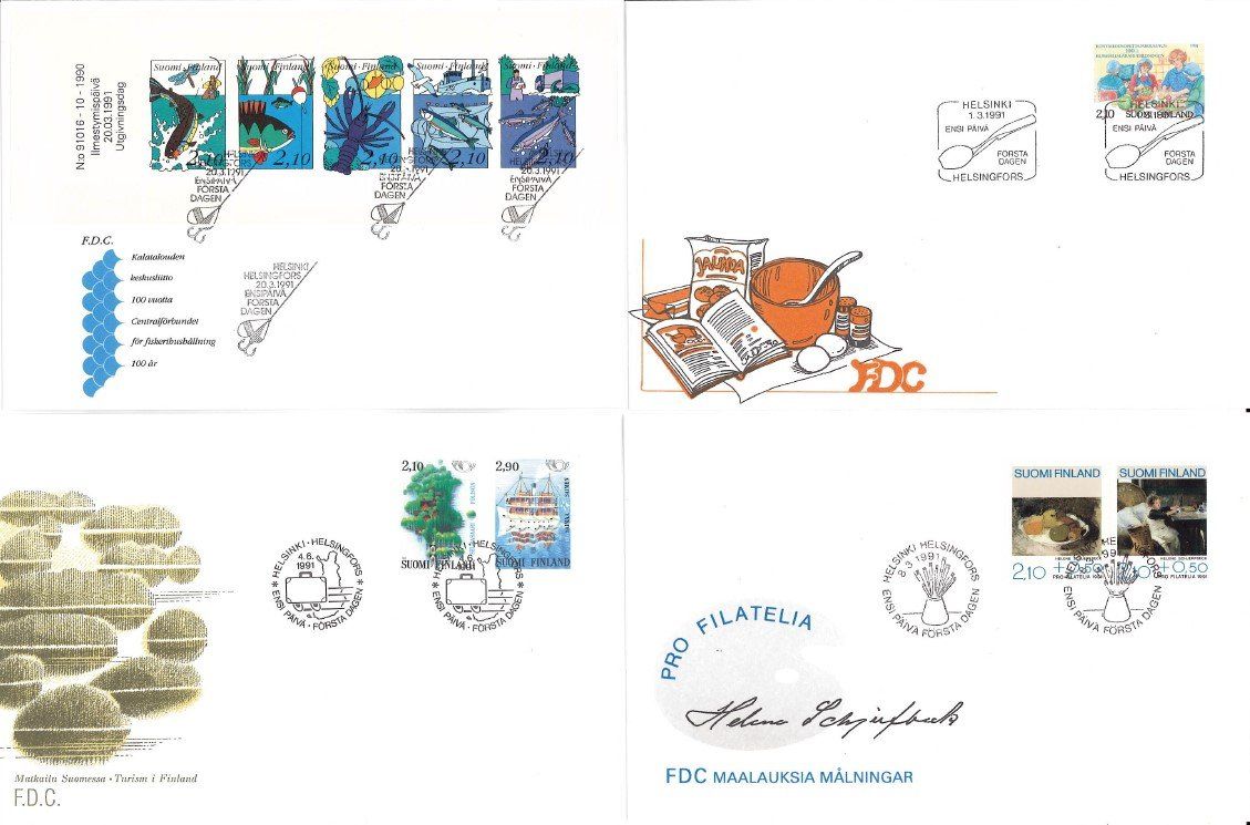 Tutti i francobolli: Finland 1991 – Usato da Bellach venduto da qsearch 1