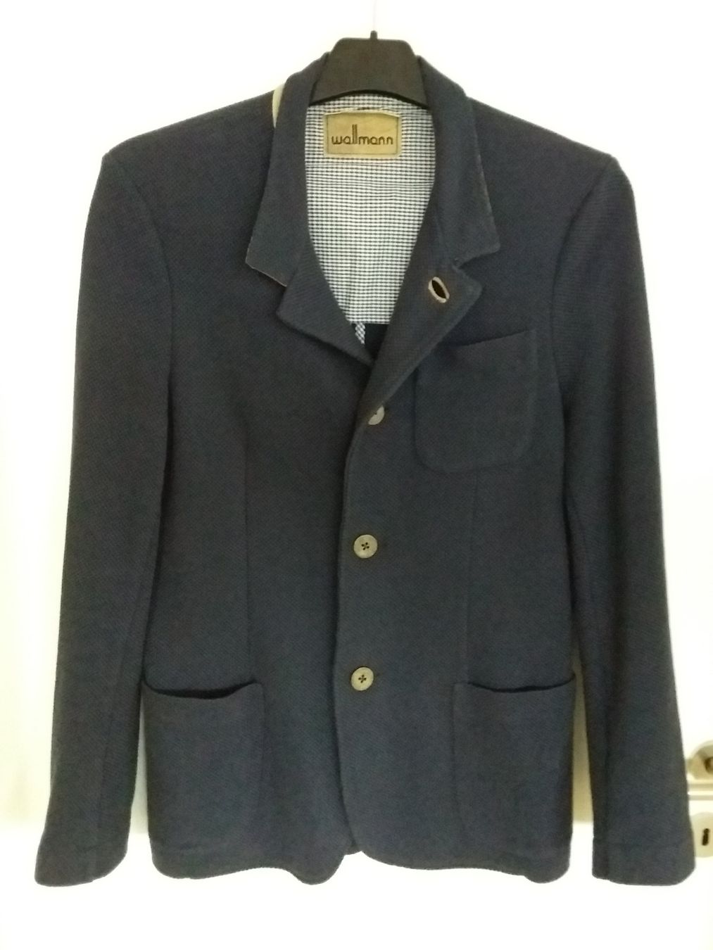 Giacche: WALLMANN Jacke, Gr 40, Baumwolle, dunkelblau, – Usato da Immensee venduto da Btrutmann 1