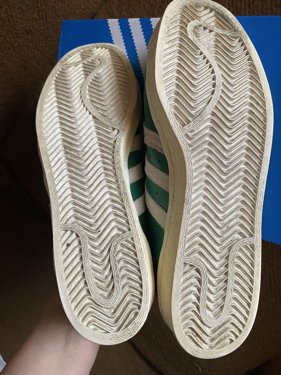 Adidas Scarpe da uomo: Adidas Superstar vertes cuir, 42 – Usato da Geneve venduto da Monthoux13 5