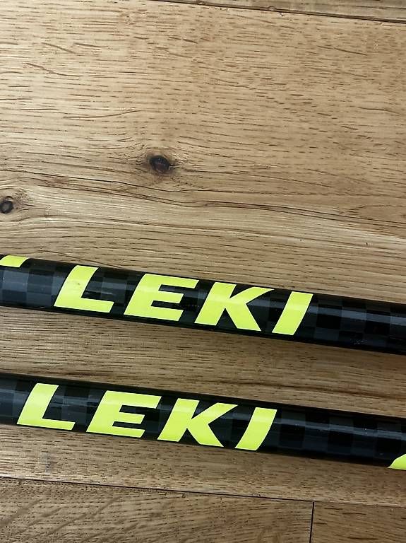 Leki Bastoncini da sci: Les bâtons LEKI 115cm-46 – Usato da Lens venduto da bluemarine01 2