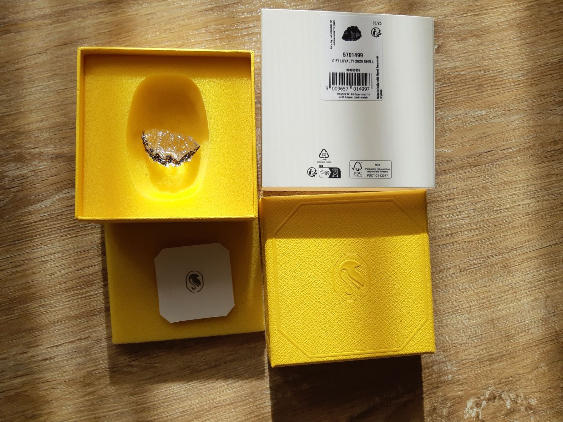 Swarovski Figuren: Swarovski Auster Muschel Loyality 2025 – Neu und originalverpackt aus Thierachern von Shila99 2