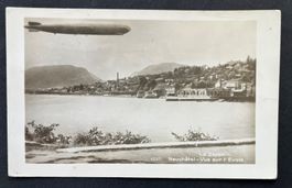 Le Zeppelin/ Neuchâtel / Vue sur l' Evole, ca. 1930