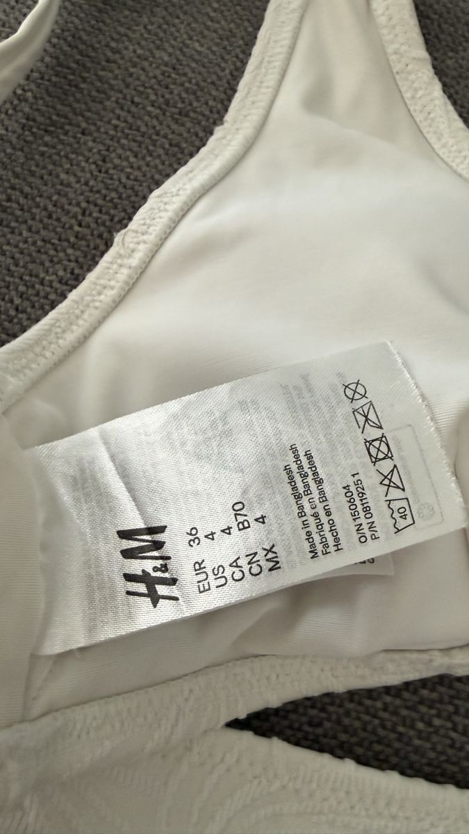 H&M Badekleider & Bikinis: H&M Bikini white EUR 36 – Gebraucht aus Buchs AG von sxf96 3