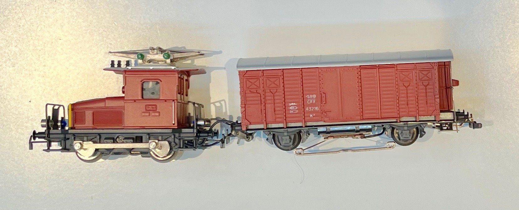 Hag Trains électriques: HAG Te 2/2 Wechselstrom mit Telexkupplung – Neuf (Voir description) à Bleiken par hbw45 2