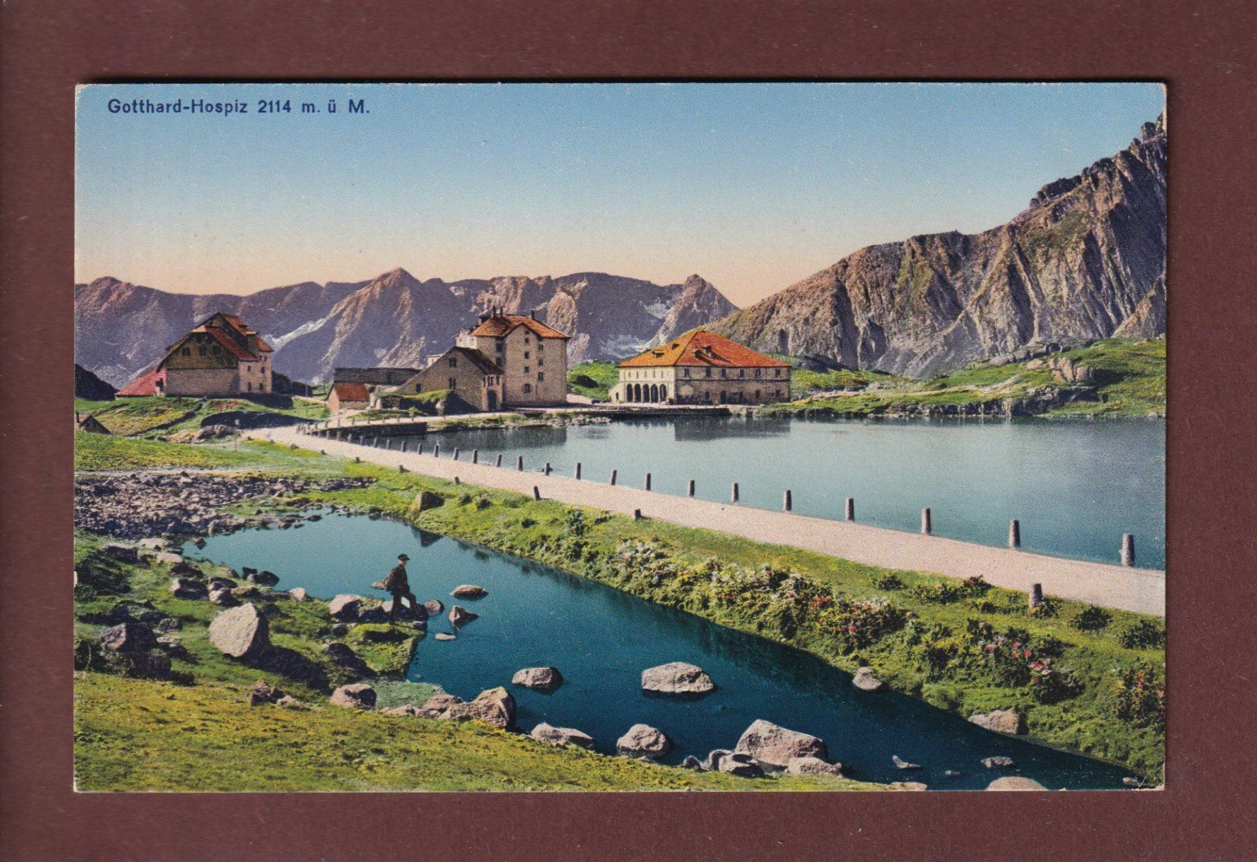 Cartoline postali: GOTTHARD-HOSPIZ – Usato da Pully venduto da nicecards