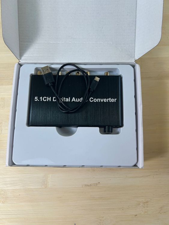 5.1CH Digital Audio Konverter Dolby DTS Sound neuwertig 3