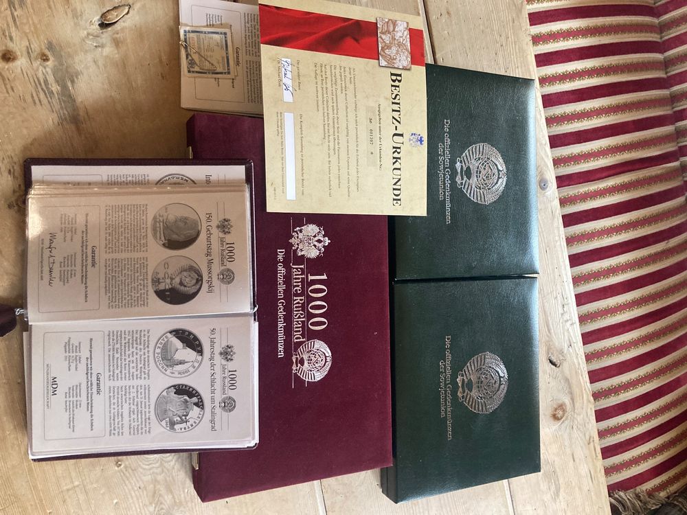 Münzsammlung 1000 Jahre Russland (Neu (gemäss Beschreibung)) in Splügen ...