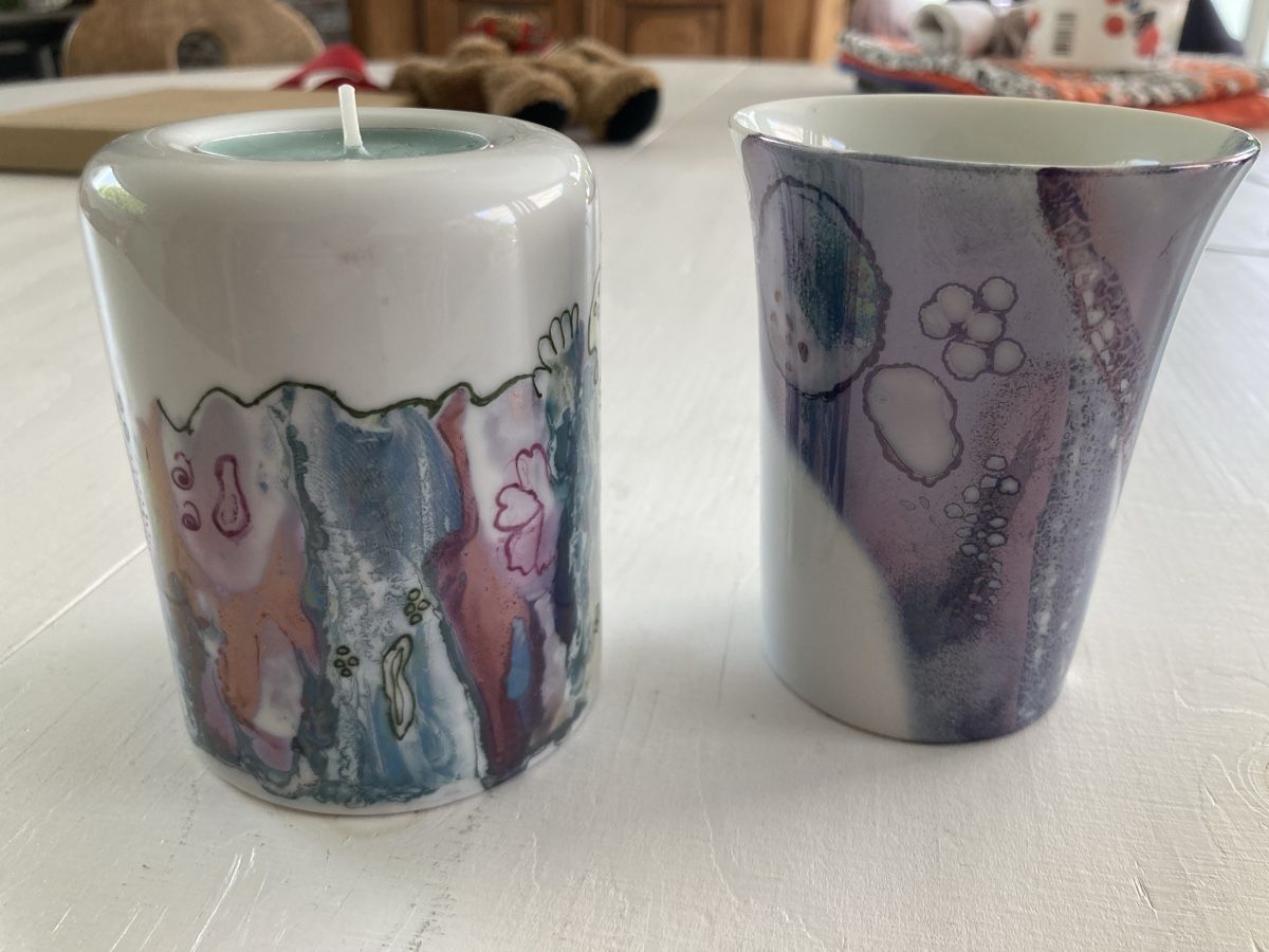 Tutte le decorazioni: Porzellan Kerzenhalter & Becher – Usato da Kesswil venduto da Branca-01