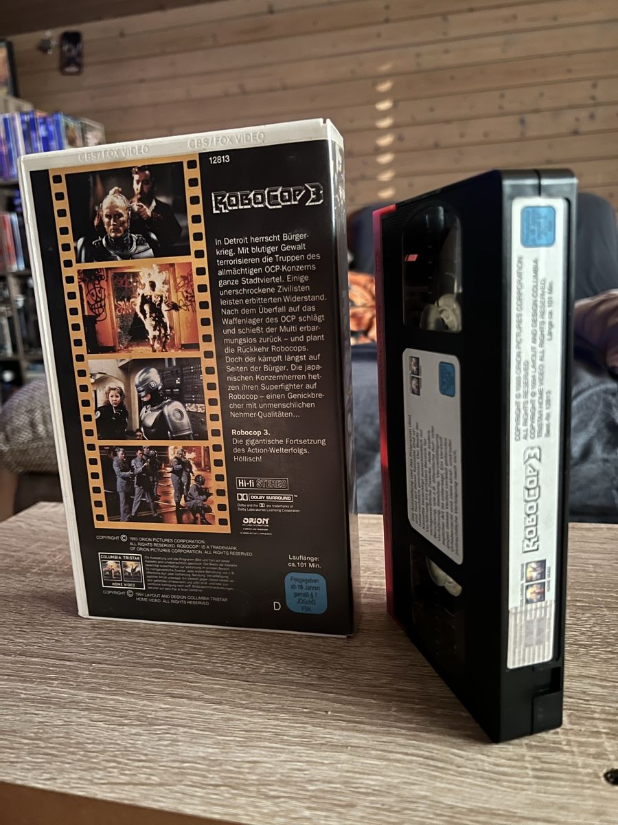 Tutti i VHS: VHS ROBOCOP 3 – Usato da Aadorf venduto da Schwarzschlumpf1972 1
