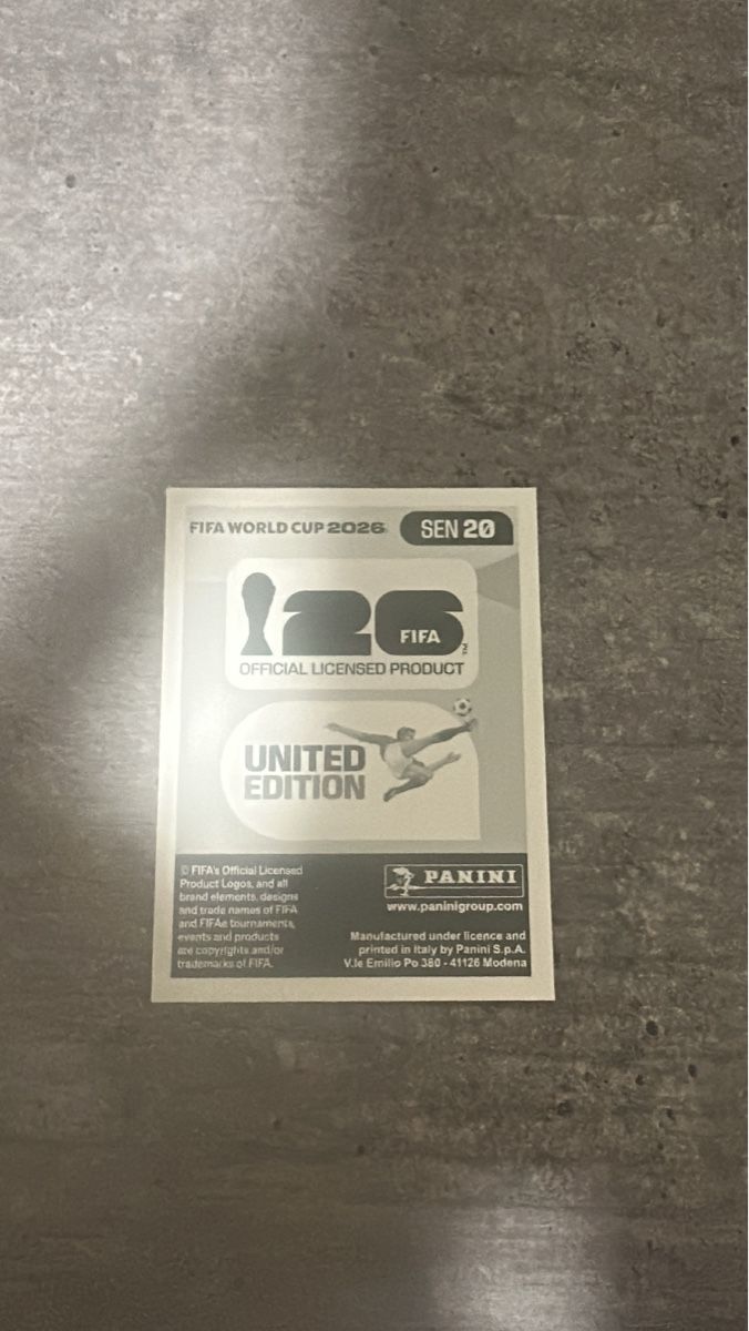 Panini Carte collezionabili: SEN 20 , FIFA WORLD CUP 2026 PANINI  – Nuovo (secondo la descrizione) da Frauenfeld venduto da 1PegPeg1 1
