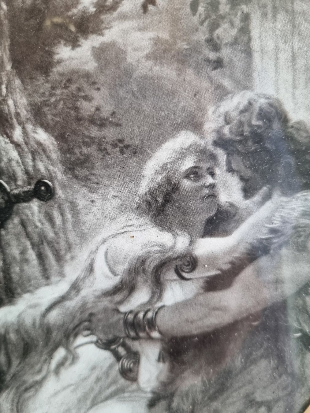 Poster & Bilder: Antikes Bild im Ovalrahmen, Romantik pur! – Gebraucht aus Opfikon von Diversamente 2