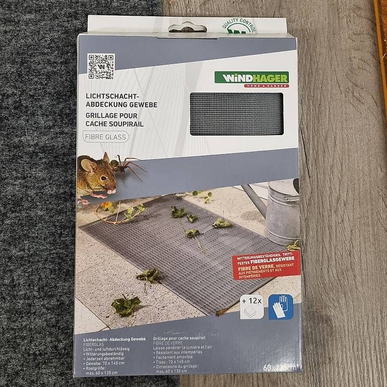 Griglie e Inferriate: 3x Windhager Lichtschachtabdeckung Edelstahl 60 x 135 cm – Usato da Hägglingen venduto da TamaraDeVito