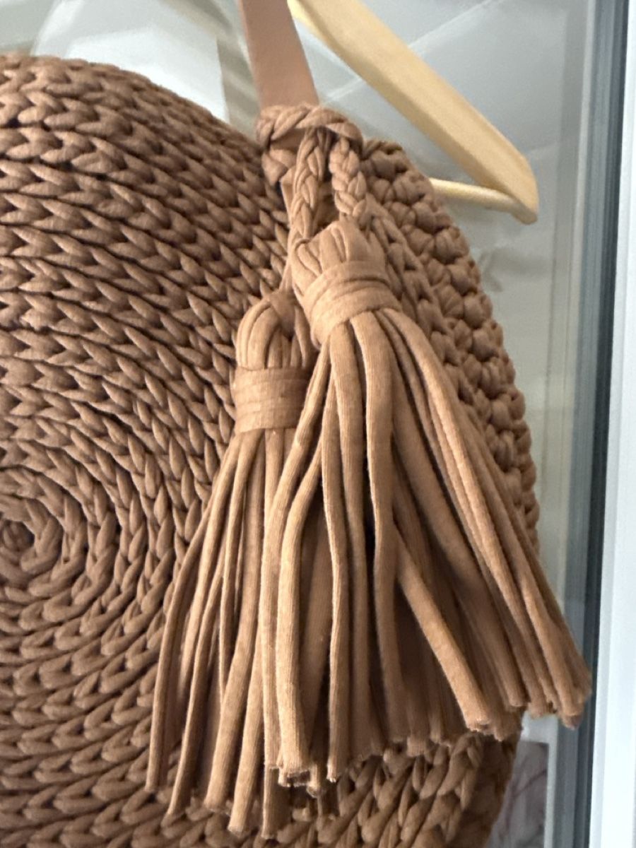 Borse da donna: Round Boho Bag with Tassels -Perfect Summer Accessory – Nuovo (secondo la descrizione) da Neirivue venduto da naz_z28w 1