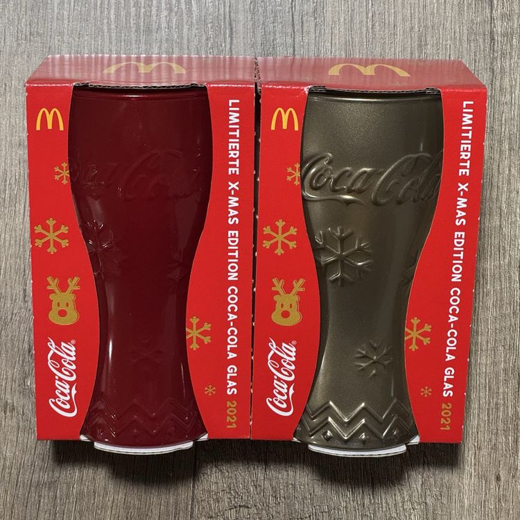 McDonald's Cola Rot Glas 2025 - Limited Edition Mit Exklusivem Untersetzer
