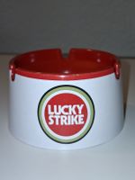 Lucky Strike Aschenbecher Vintage Rot Weiss