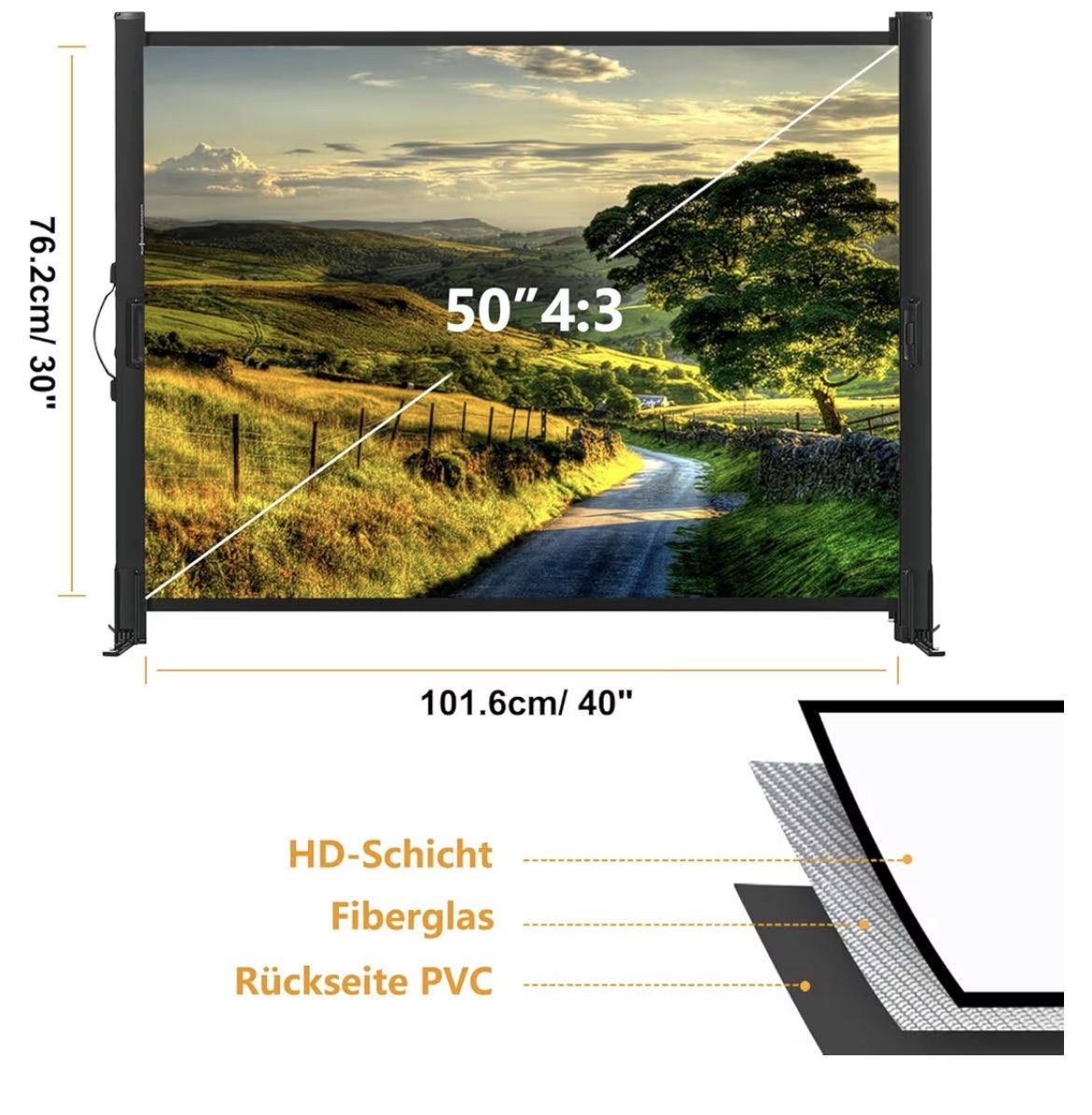 Videoprojektoren: Schermo portatile per proiettore – Neu und originalverpackt aus Gravesano von Zwibeli67 1