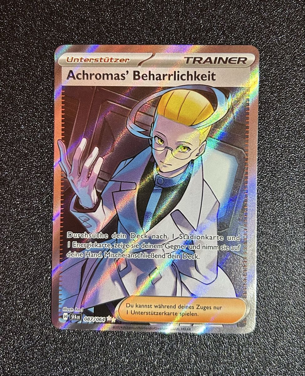 Pokémon Carte collezionabili: Achromas' Beharrlichkeit (SFA 087) DE – Nuovo (secondo la descrizione) da Diepoldsau venduto da Swiss.CLT